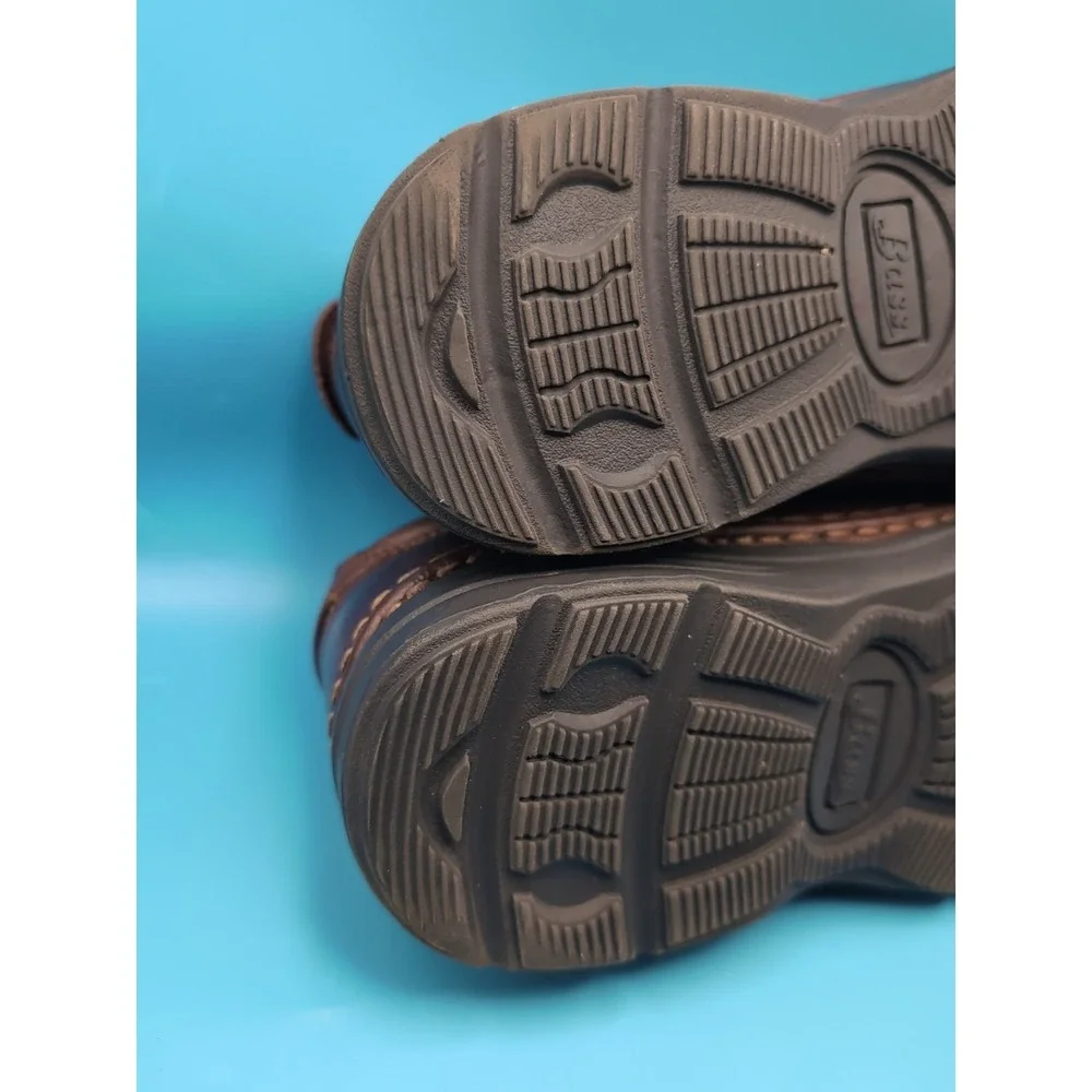 MEN'S G.H. BASS BROWN‎ LEATHER WALKING  SHOES SIZE 8M